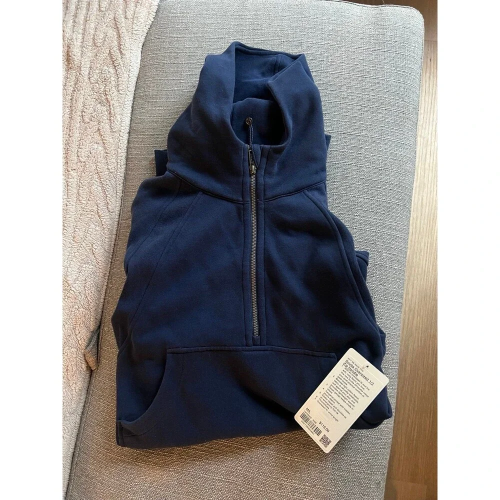 Lululemon Scuba half zip night sea - Picture 3 of 4